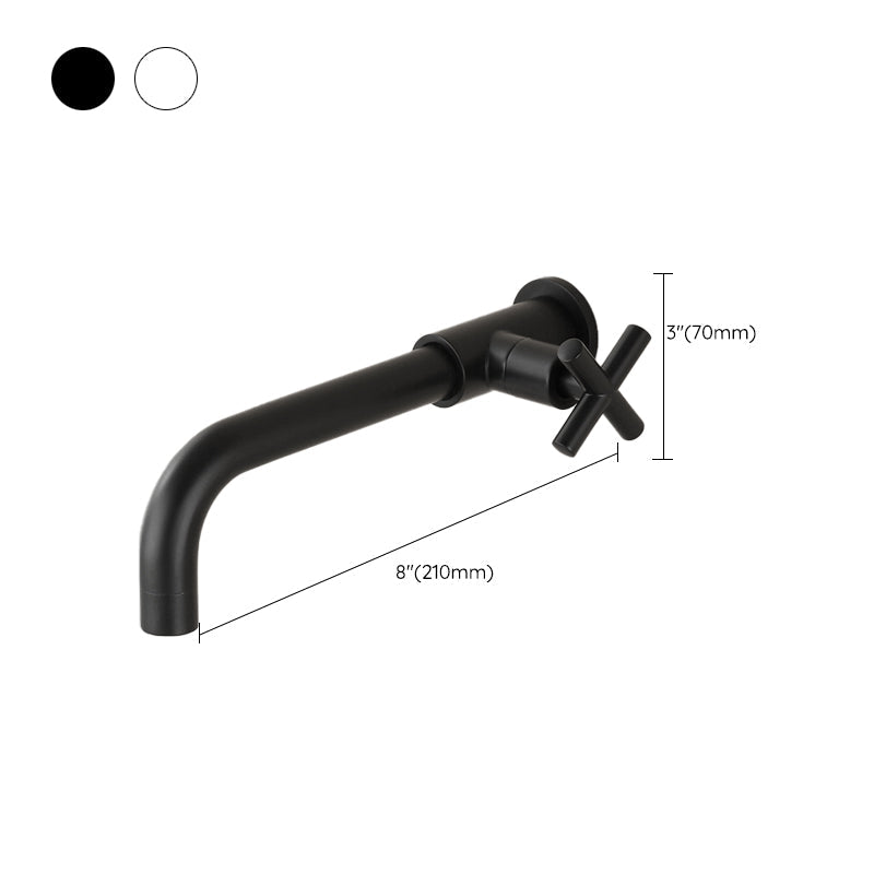 Avtoit | Widely used wall-mounted bathroom sink faucet cross handle low arch faucet
