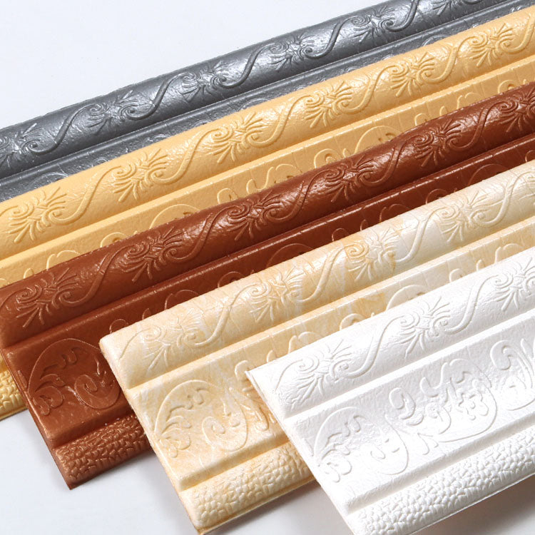 Avtoit | Mosaic Tiles Peel & Stick Tile PVC Kitchen Waterproof Skirting Board Peel and Stick Wall Tile