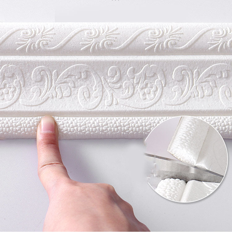 Avtoit | Mosaic Tiles Peel & Stick Tile PVC Kitchen Waterproof Skirting Board Peel and Stick Wall Tile
