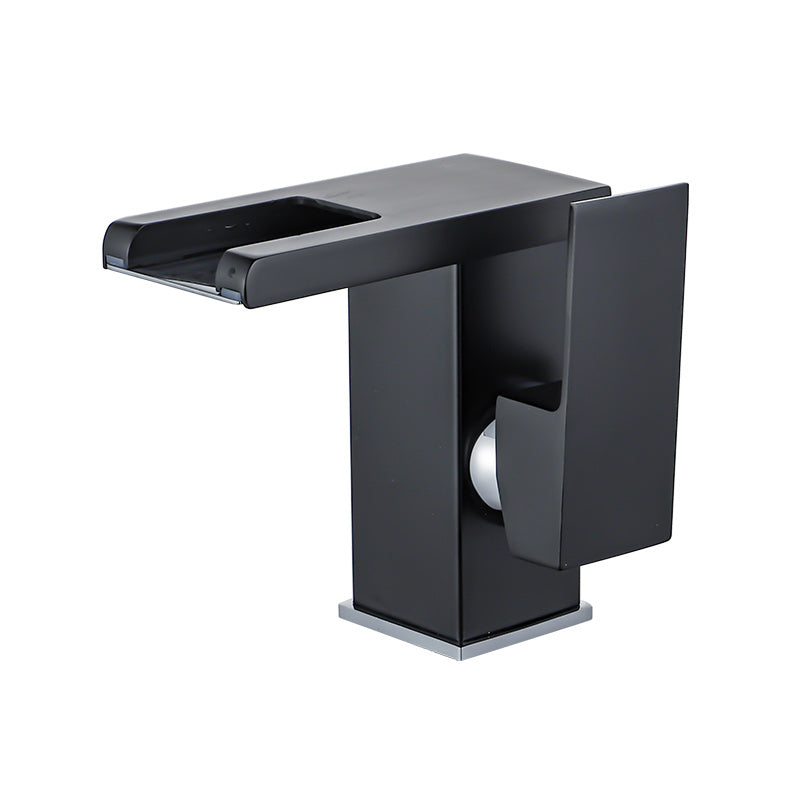 Avtoit | Waterfall basin mixer tap square lever handle with LED three-color light