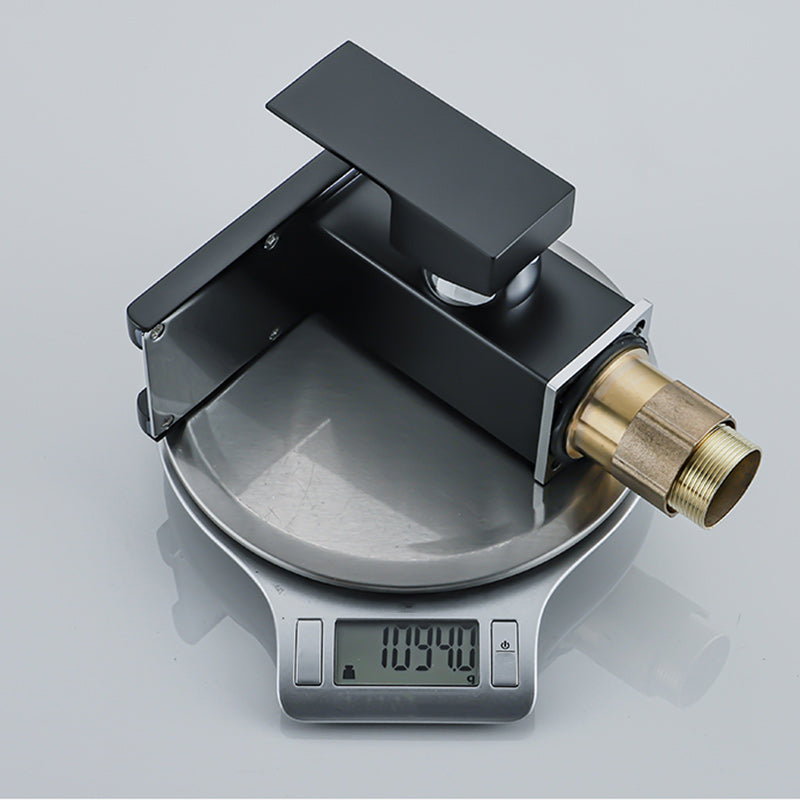 Avtoit | Waterfall basin mixer tap square lever handle with LED three-color light