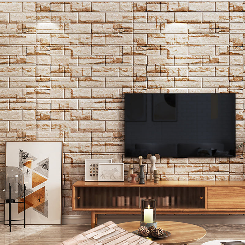 Avtoit | Industrial Wall Panel 3D Brick Wall Panels Waterproof Stickers Wall Tiles Set of 10