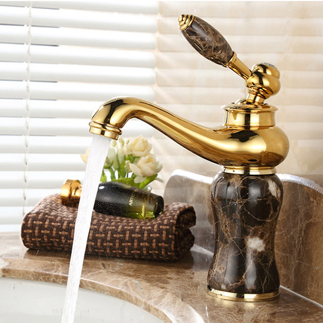 Avtoit | Glam Basin faucet Lever handle Low arch basin faucet Bathroom faucet