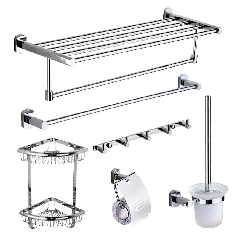 Avtoit | Modern bathroom accessory set Stainless steel bathroom shelf Towel holder Bathroom accessory set
