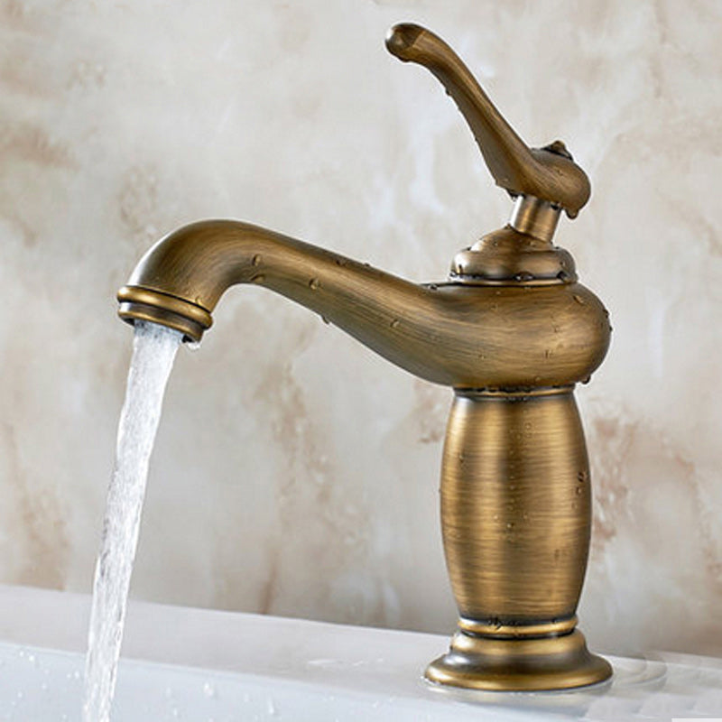 Avtoit | Vintage Classic Vessel Faucet Lever Handle Low Arc Vessel Sink Bathroom Faucet