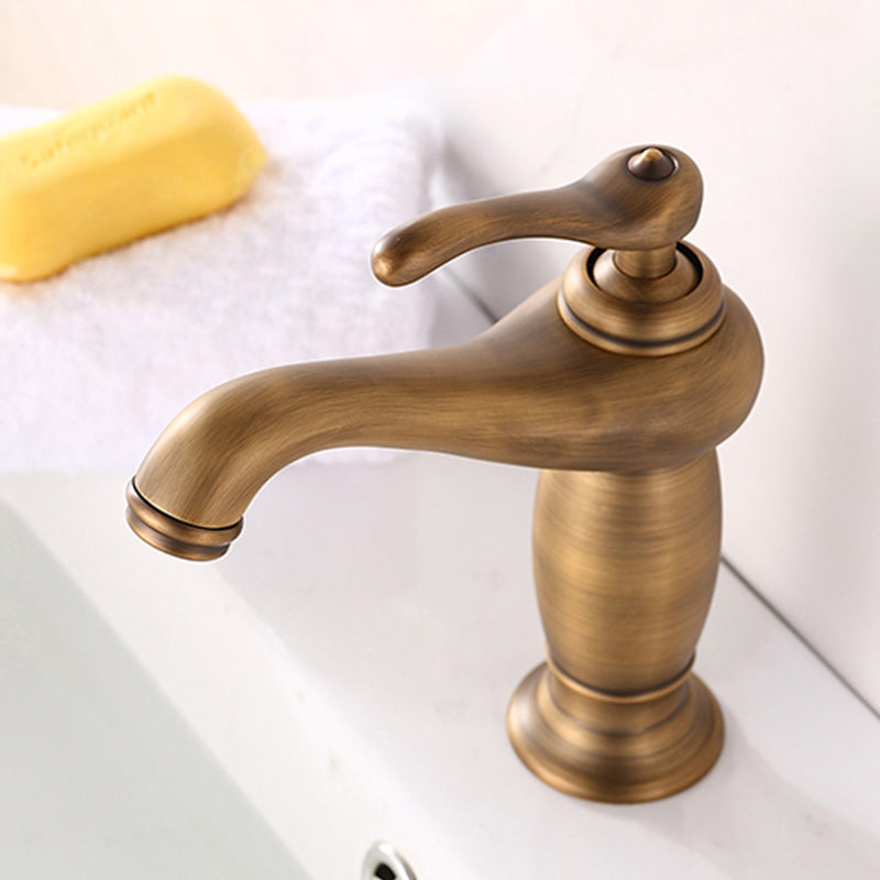 Avtoit | Vintage Classic Vessel Faucet Lever Handle Low Arc Vessel Sink Bathroom Faucet