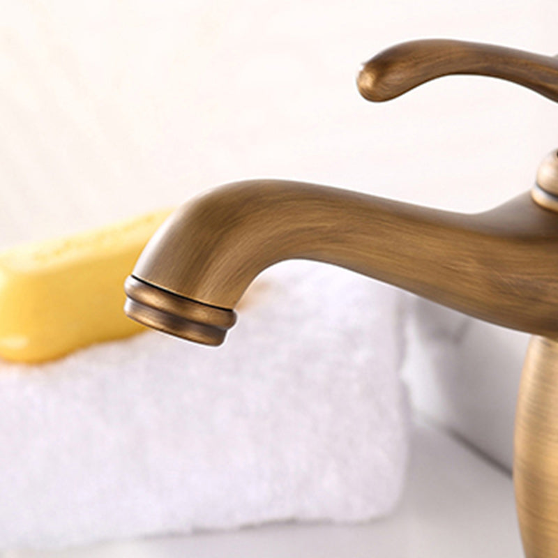 Avtoit | Vintage Classic Vessel Faucet Lever Handle Low Arc Vessel Sink Bathroom Faucet