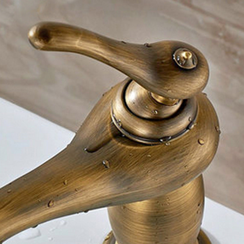Avtoit | Vintage Classic Vessel Faucet Lever Handle Low Arc Vessel Sink Bathroom Faucet