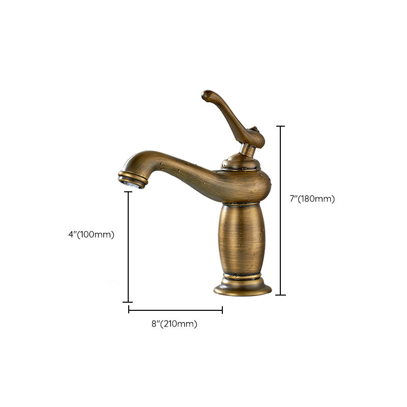 Avtoit | Vintage Classic Vessel Faucet Lever Handle Low Arc Vessel Sink Bathroom Faucet
