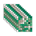 Avtoit | Square Peel and Stick Tile Grid Mosaic Tiles Interior Wallpaper