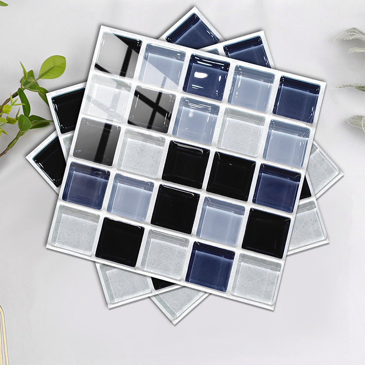 Avtoit | Square Peel and Stick Tile Grid Mosaic Tiles Interior Wallpaper