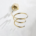 Avtoit | Gold Modern Bathroom Set, Polished Gold, 4 Pieces, Towel Holder, Paper Holder