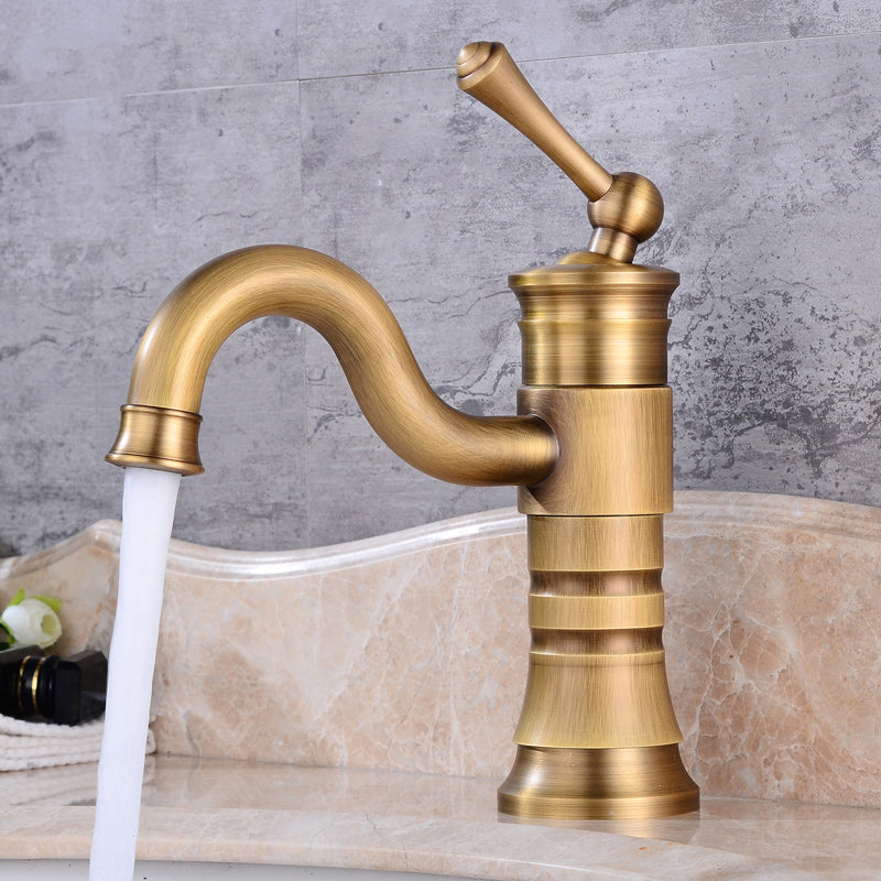 Avtoit | Classic basin mixer with swivel spout, single lever basin mixer