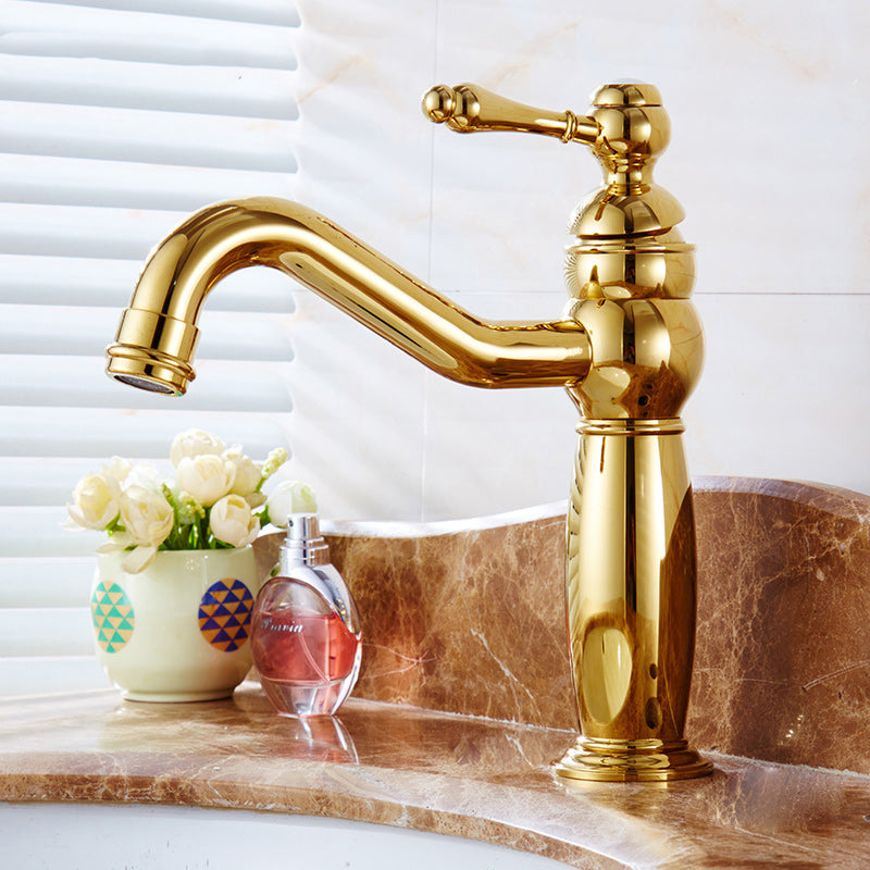 Avtoit | Glam Vessel Faucet Swivel Spout Lever Handle Sink Faucet