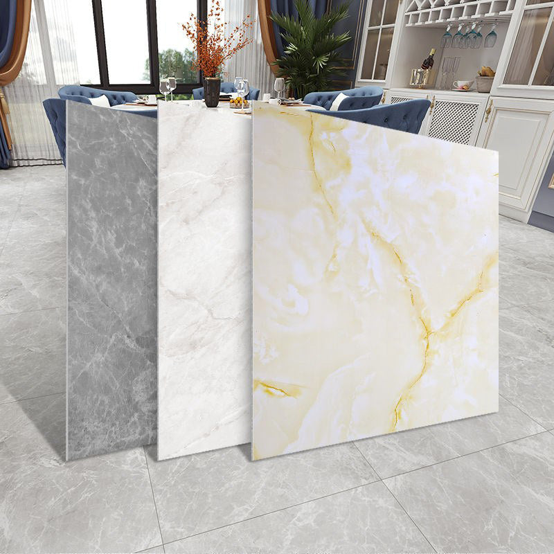Avtoit | Home Indoor Vinyl Floor Peel and Stick Marble Print Square PVC Flooring
