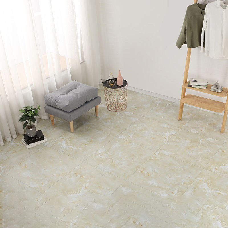 Avtoit | Home Indoor Vinyl Floor Peel and Stick Marble Print Square PVC Flooring