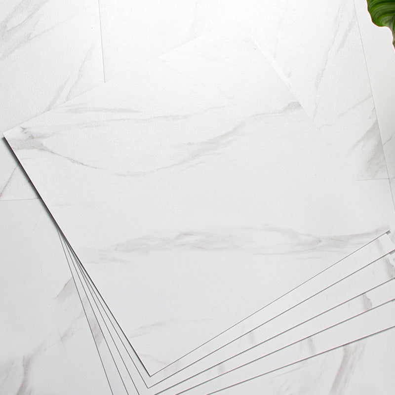 Avtoit | Home Indoor Vinyl Floor Peel and Stick Marble Print Square PVC Flooring
