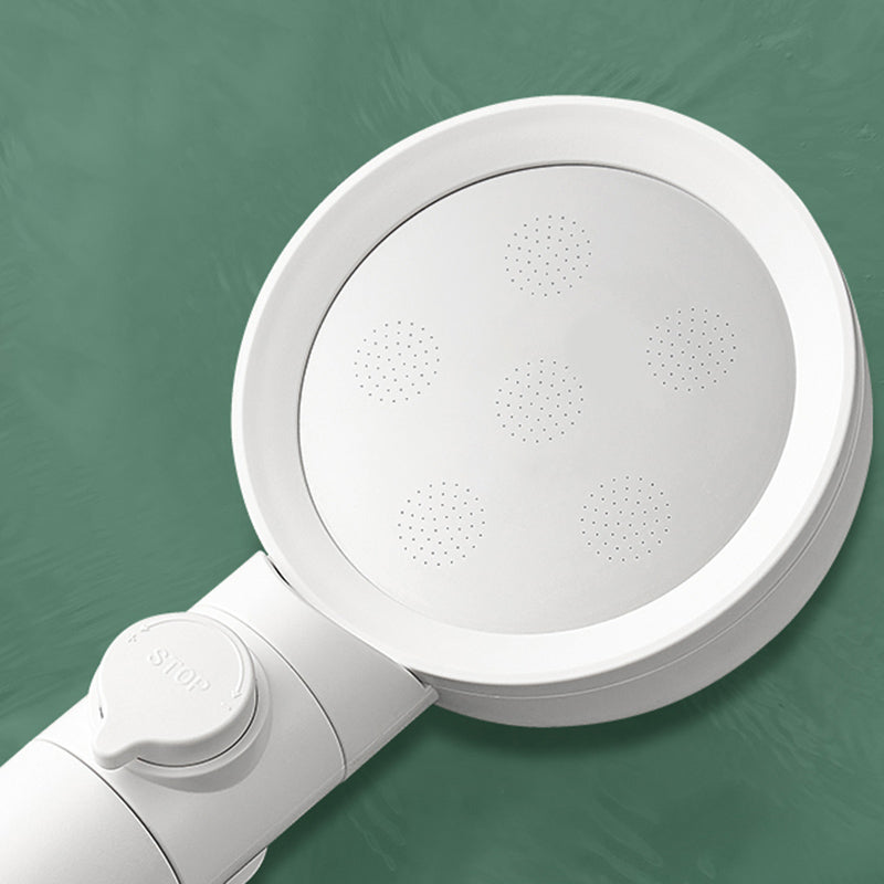 Avtoit | Handheld Shower Adjustable Spray Pattern White Round Showerhead