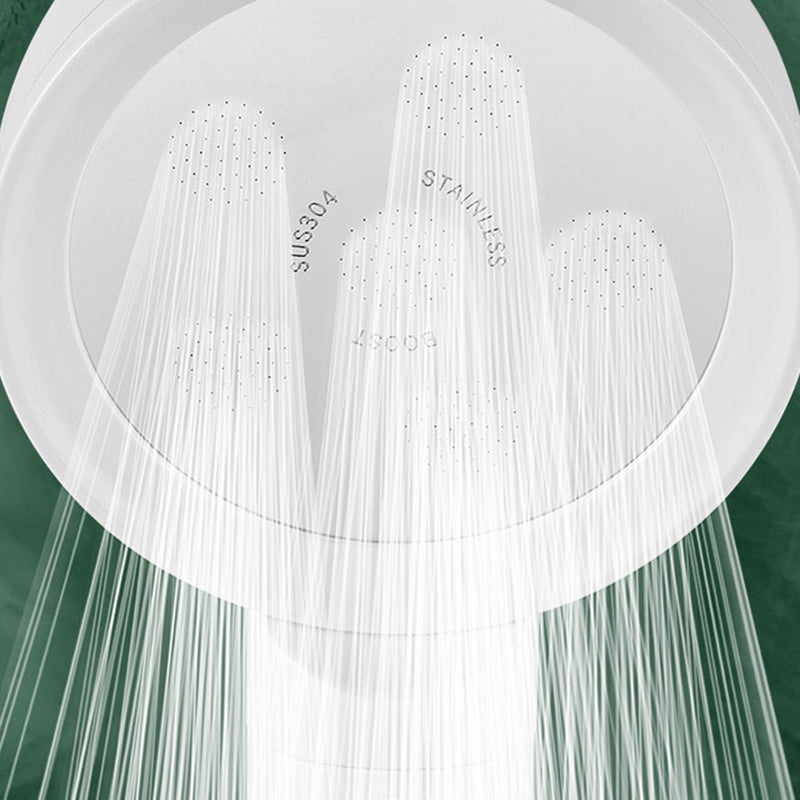 Avtoit | Handheld Shower Adjustable Spray Pattern White Round Showerhead