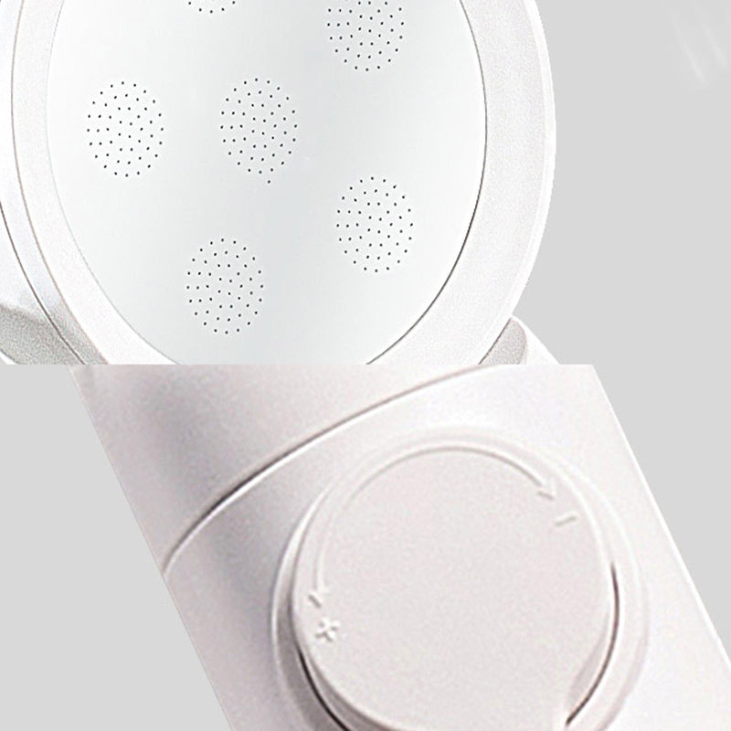 Avtoit | Handheld Shower Adjustable Spray Pattern White Round Showerhead