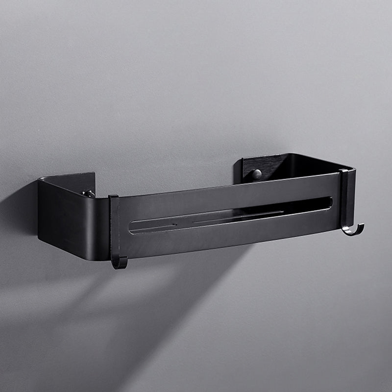 Avtoit | Matt Black Modern Bathroom Accessory Set, Set of 3, Bathroom Shelf