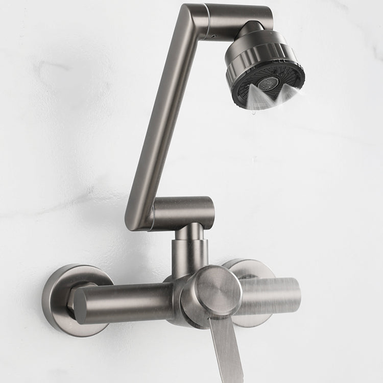 Avtoit | Modern Wall-Mount Kitchen Faucet Single Handle Faucet in Chrome