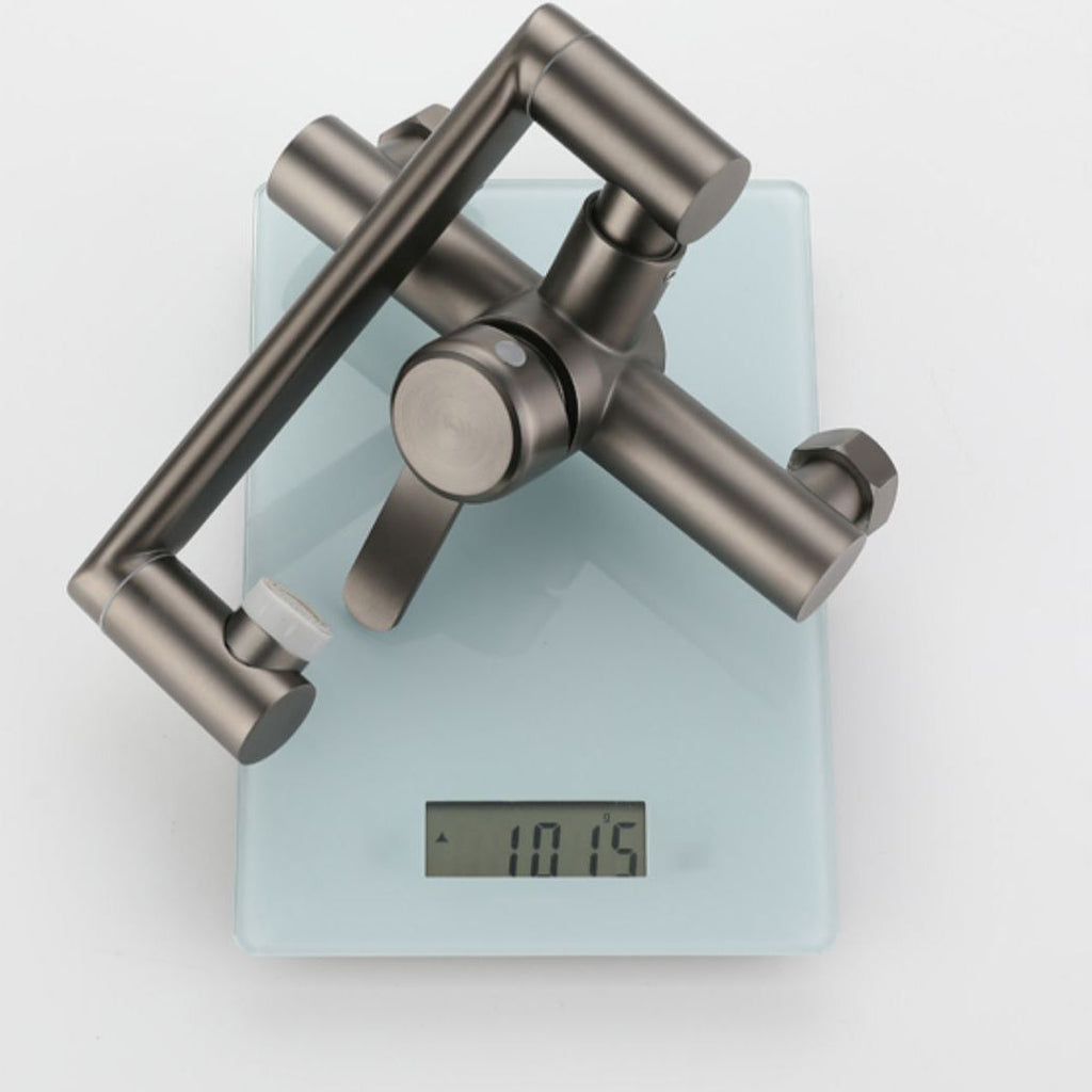 Avtoit | Modern Wall-Mount Kitchen Faucet Single Handle Faucet in Chrome