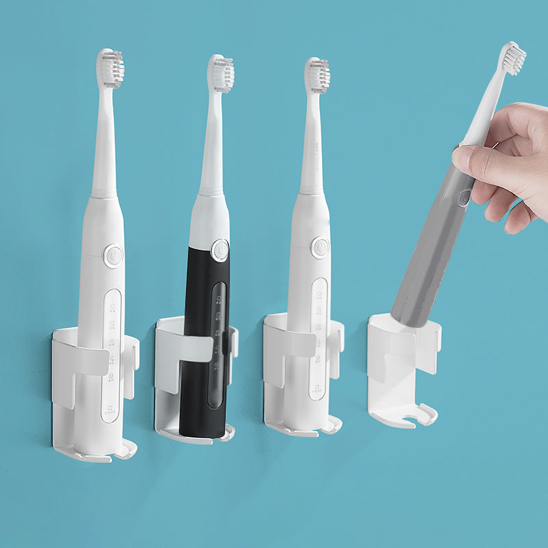 Avtoit | Modern Black/White 4-piece Bathroom Accessory Set, Toothbrush Holder
