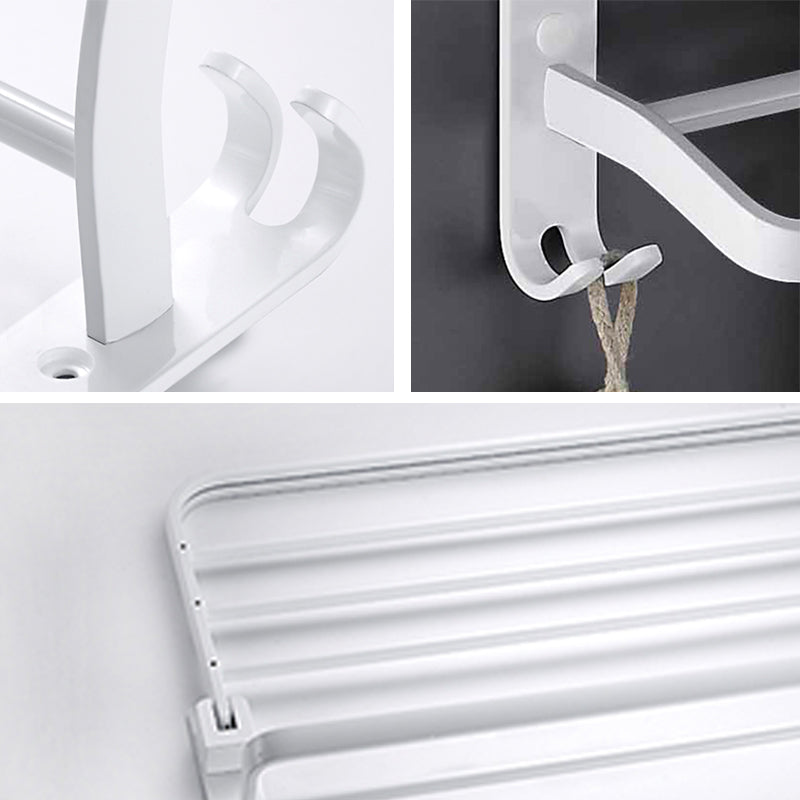 Avtoit | White Bathroom Accessories Hardware Set Modern Bathroom Accessories Set, Towel Holder