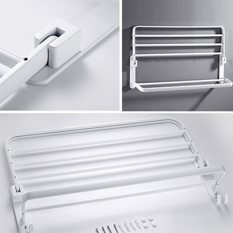 Avtoit | White Bathroom Accessories Hardware Set Modern Bathroom Accessories Set, Towel Holder