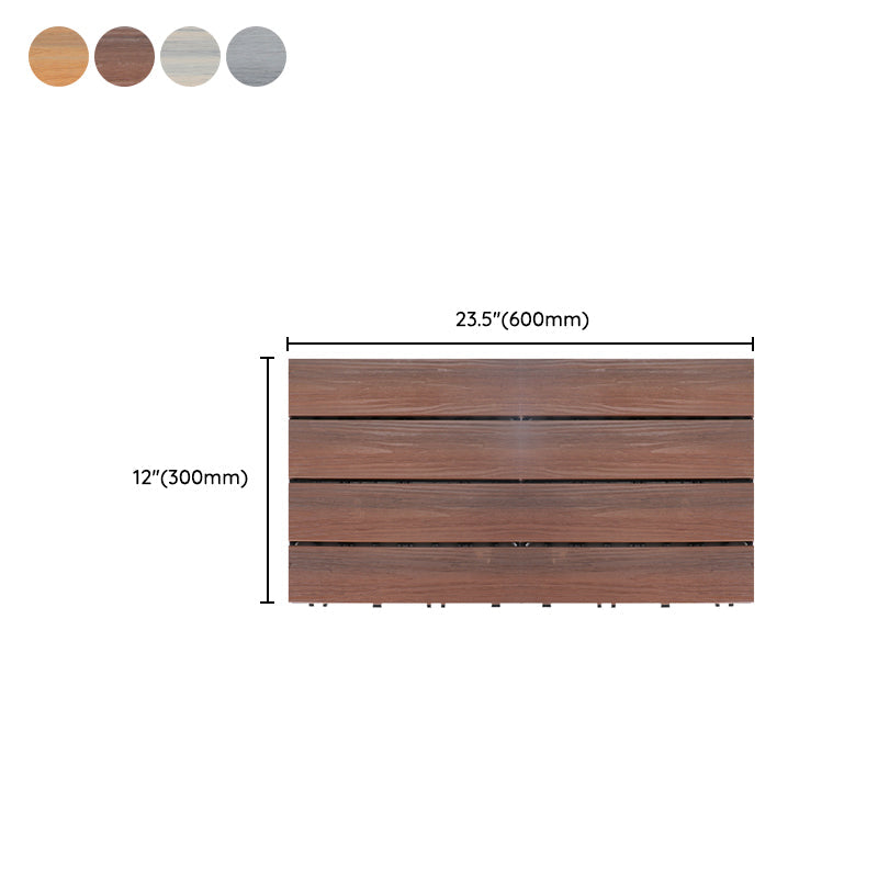 Avtoit | Deck Plank Loose Lay Wood Floor Tiles Garden Outdoor Flooring
