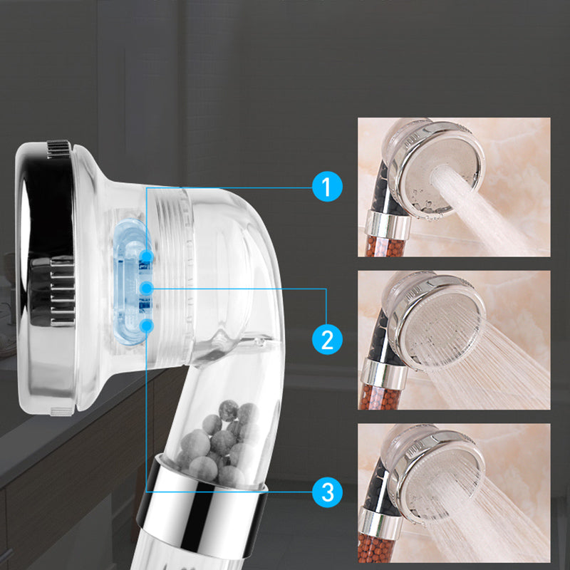 Avtoit | Bathroom Showerhead Plastic Water Filtration Round Hand Shower