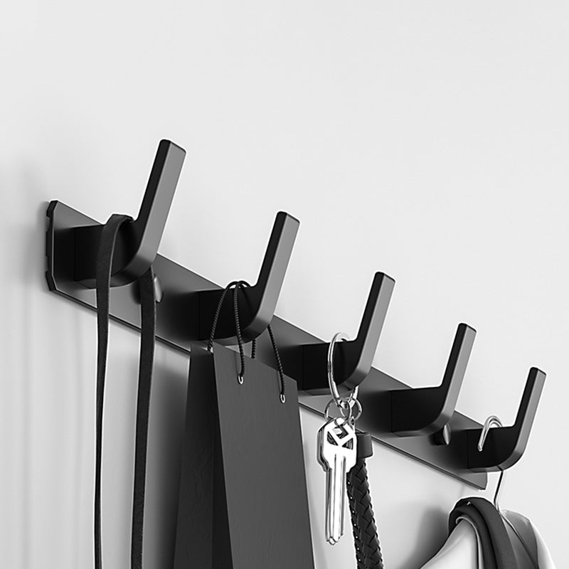Avtoit | Mattes Finish Modern Bathroom Accessories 2 - Piece Bathroom Accessory Set, Bathrobe Hooks