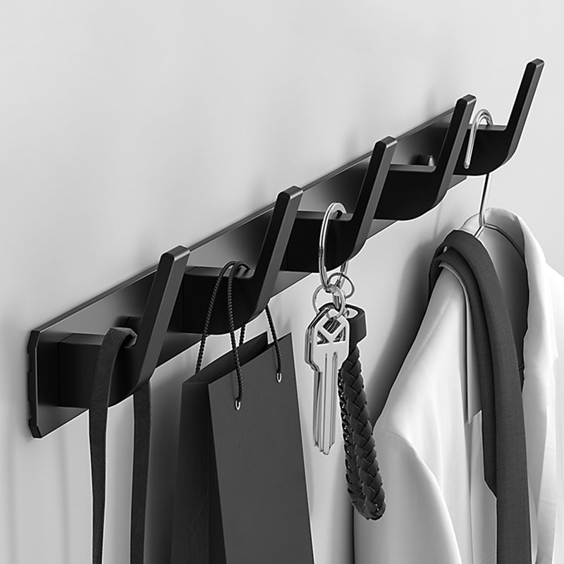 Avtoit | Mattes Finish Modern Bathroom Accessories 2 - Piece Bathroom Accessory Set, Bathrobe Hooks