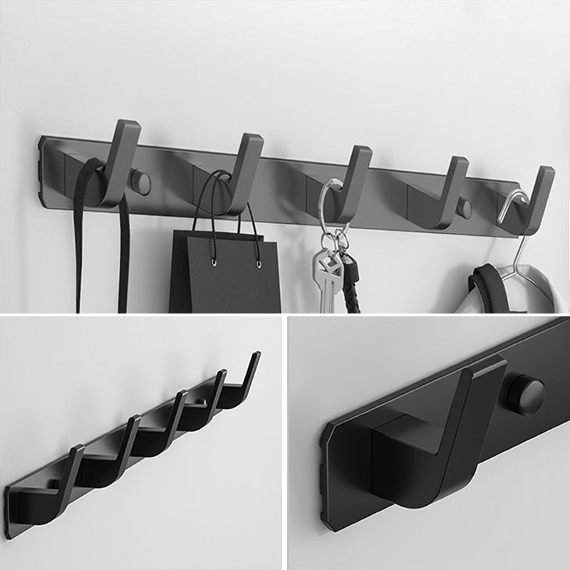 Avtoit | Mattes Finish Modern Bathroom Accessories 2 - Piece Bathroom Accessory Set, Bathrobe Hooks