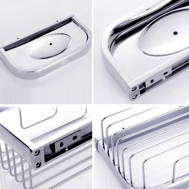Avtoit | Modern Stainless Steel Bathroom Fixtures Set Towel Bar Bathroom Shelf Bathroom Accessory Set