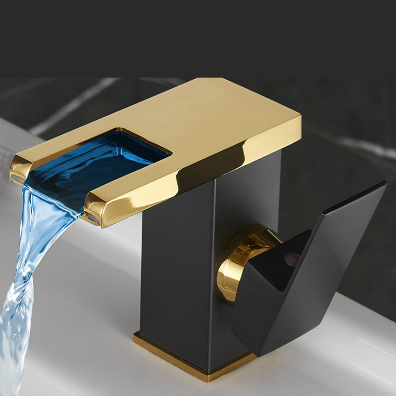 Avtoit | Waterfall spout basin tap lever handle square basin tap