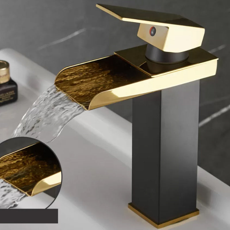 Avtoit | Waterfall spout basin tap lever handle square basin tap