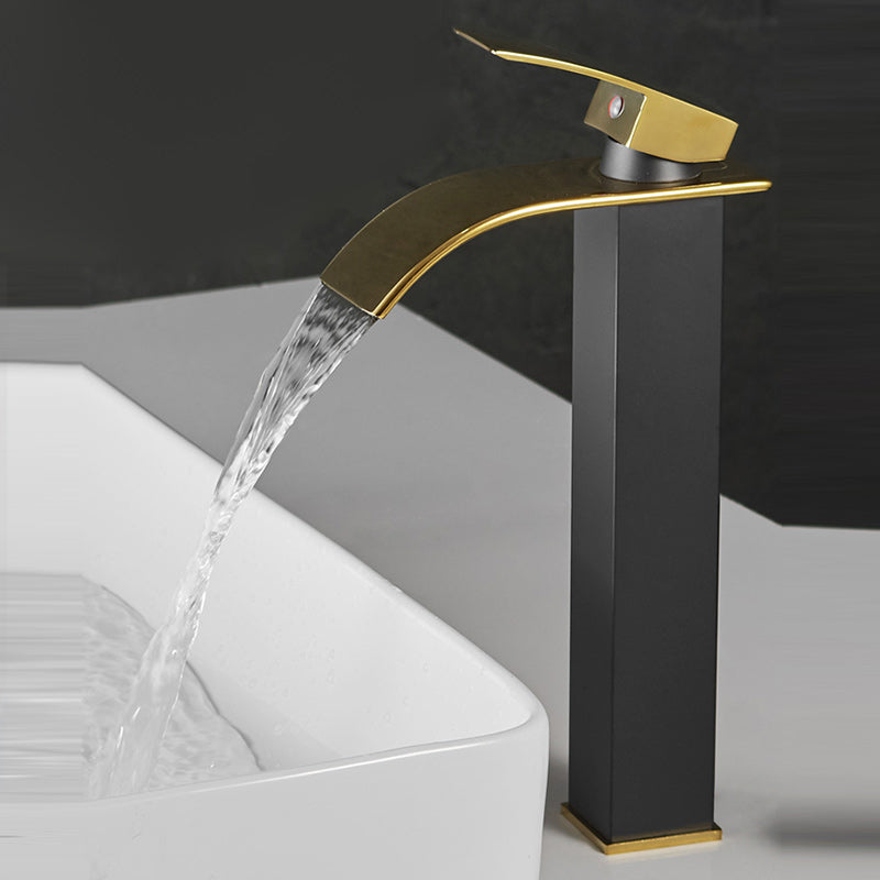 Avtoit | Waterfall spout basin tap lever handle square basin tap