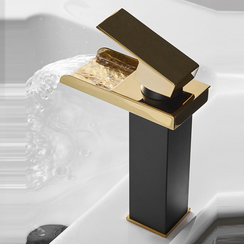 Avtoit | Waterfall spout basin tap lever handle square basin tap