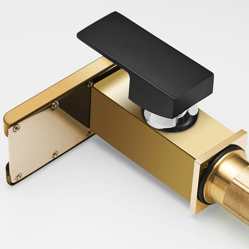 Avtoit | Waterfall spout basin tap lever handle square basin tap