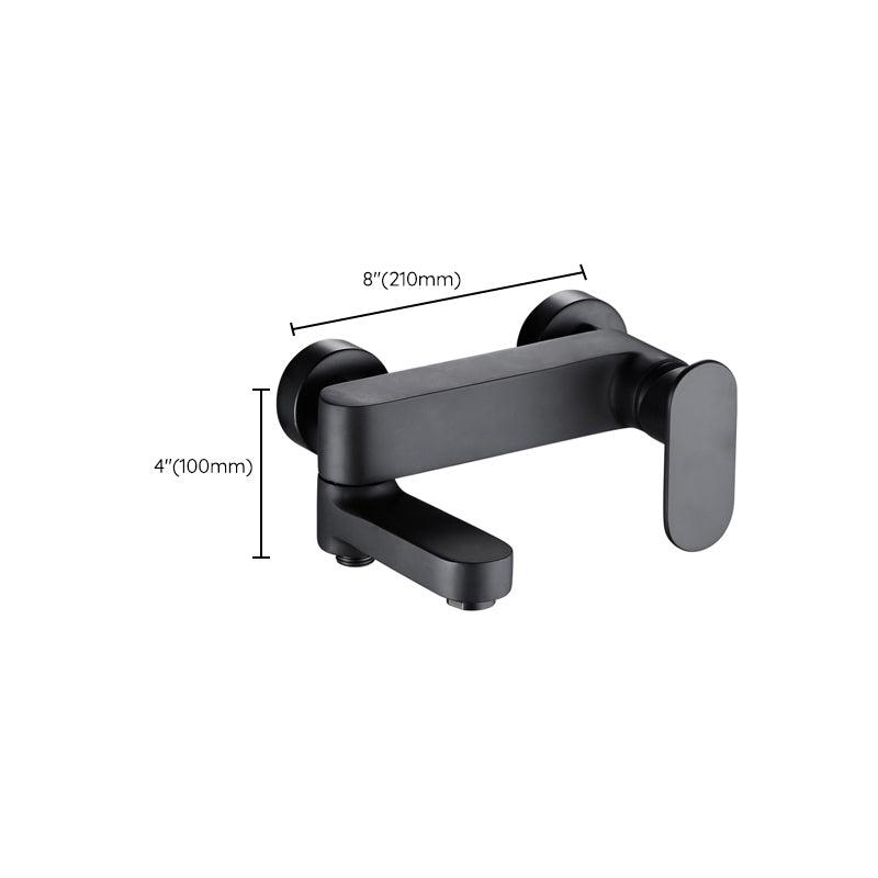Avtoit | Modern Wall-Mounted Bathtub Faucet Trim Metal Single-Lever Bathtub Faucet Trim