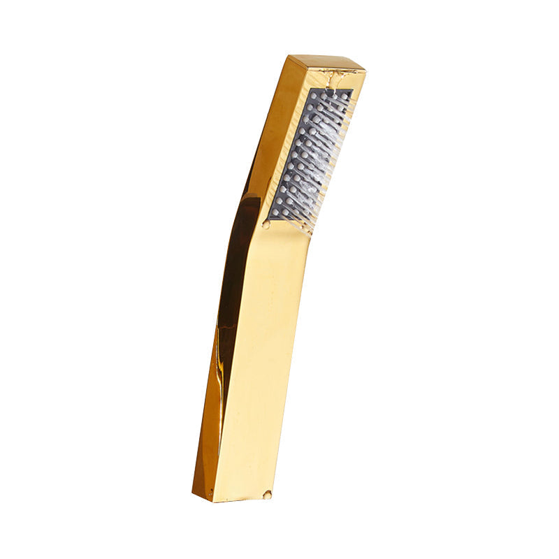 Avtoit | Contemporary Shower Head Square Golden Bathroom Handheld Shower