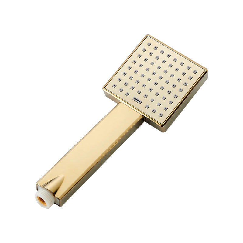 Avtoit | Contemporary Shower Head Square Golden Bathroom Handheld Shower