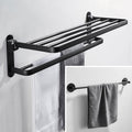 Avtoit | Modern Bathroom Hardware Set Matte Black Metal Bathroom Accessories Set Rustproof