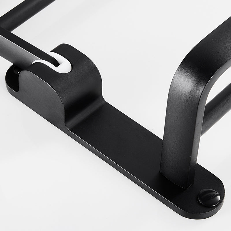 Avtoit | Modern Bathroom Hardware Set Matte Black Metal Bathroom Accessories Set Rustproof