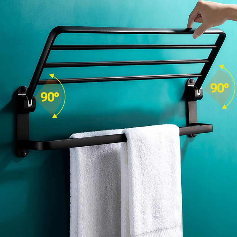 Avtoit | Modern Bathroom Hardware Set Matte Black Metal Bathroom Accessories Set Rustproof