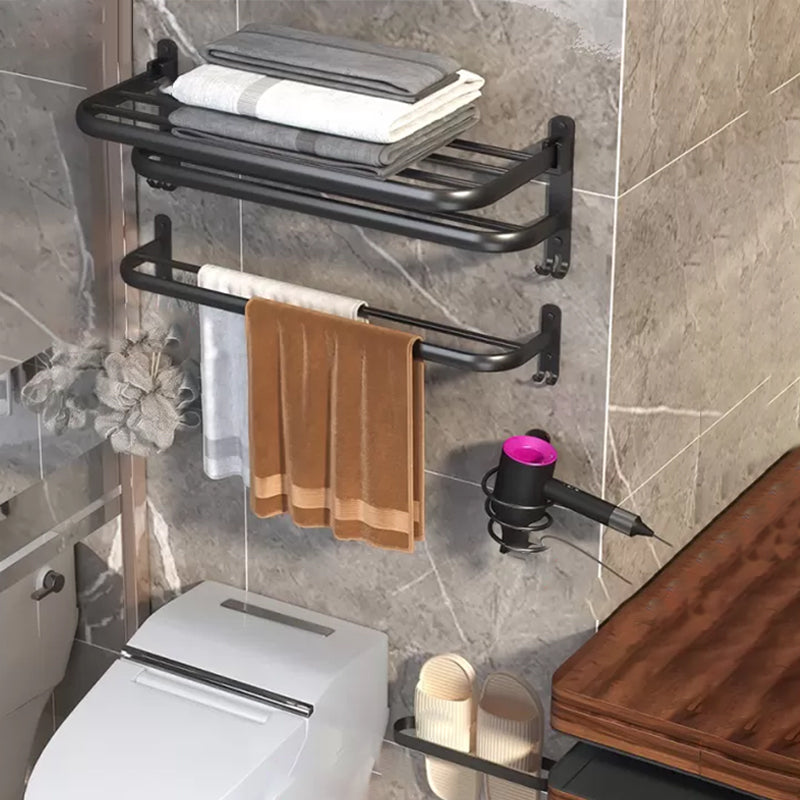 Avtoit | Modern Bathroom Hardware Set Matte Black Metal Bathroom Accessories Kit