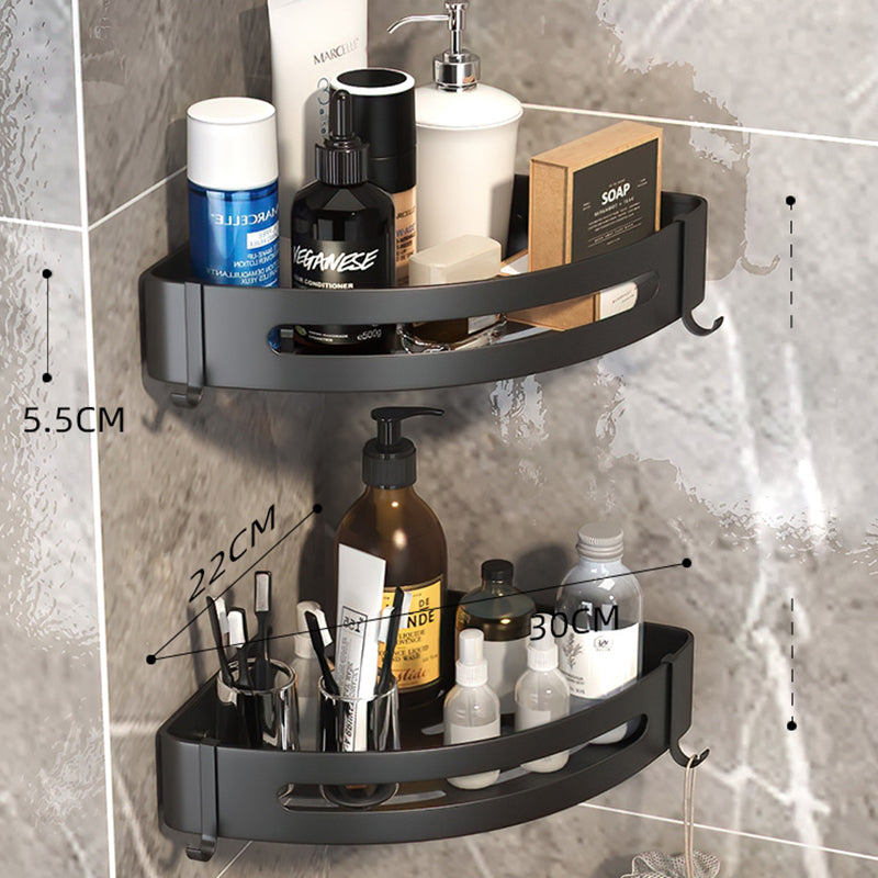 Avtoit | Modern Bathroom Hardware Set Matte Black Metal Bathroom Accessories Kit