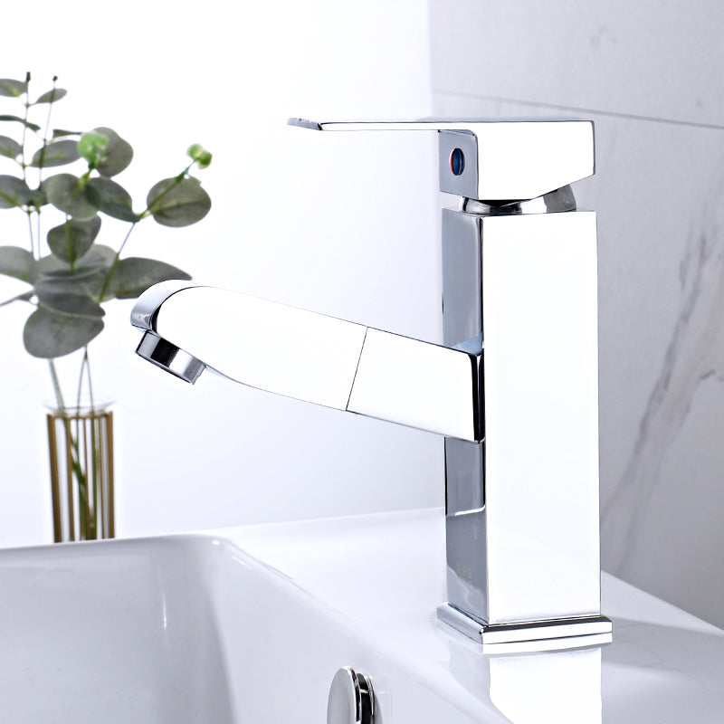 Avtoit | Modern Retractable Single Handle Basin Faucet Bathroom Sink Faucet